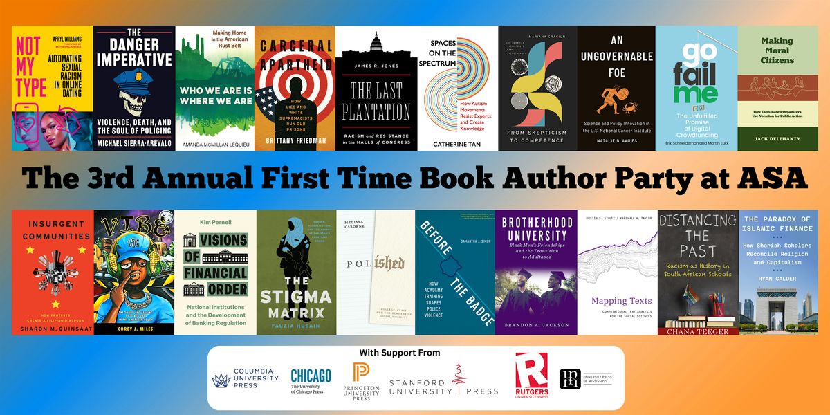 The Third Annual First Time Book Authors Party at ASA