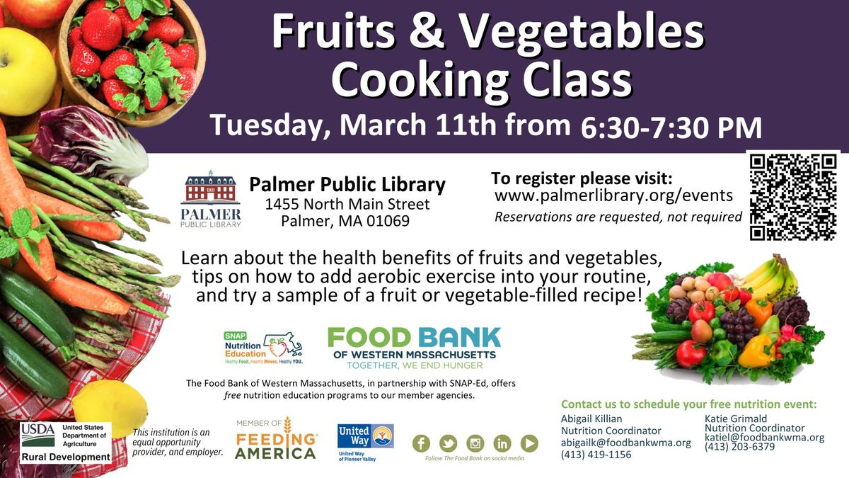 Fruits & Vegetables Cooking Class 