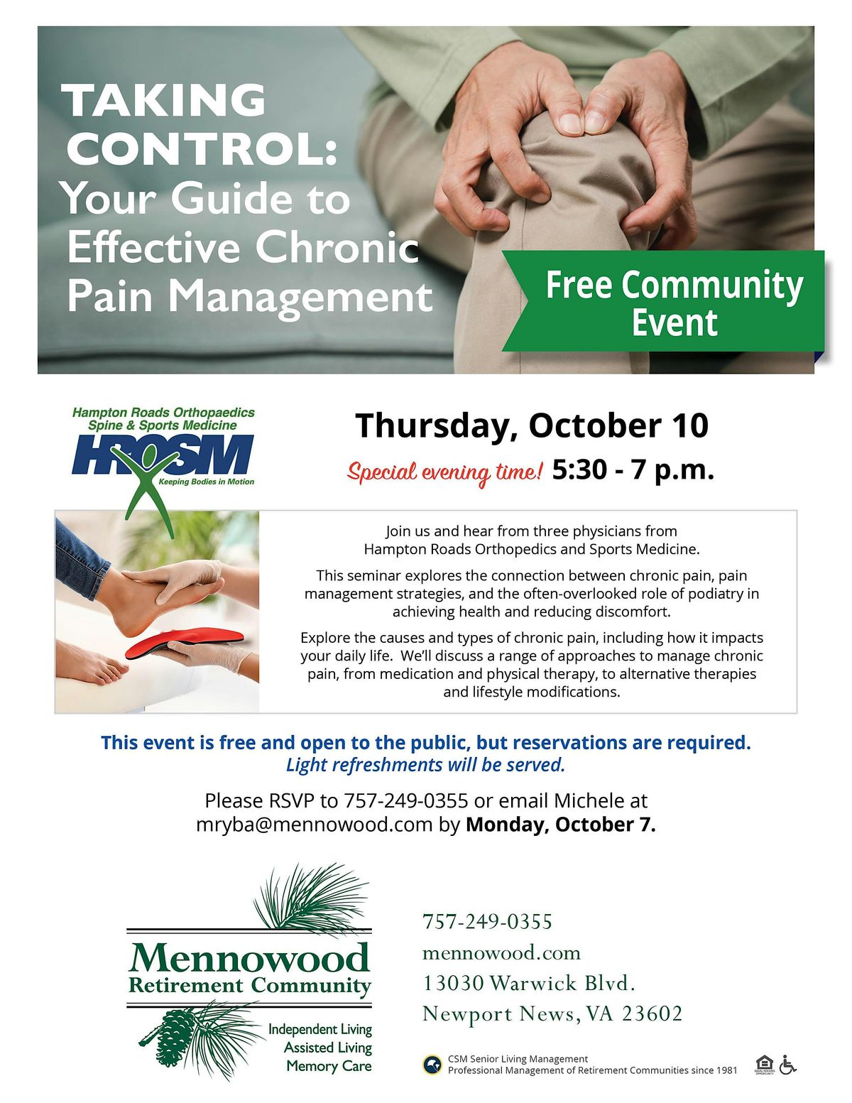 Taking Control:  Your Guide to Effective Chronic Pain Management