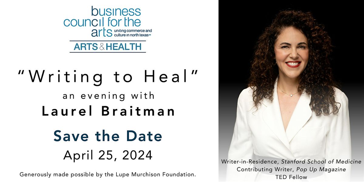 Writing to Heal: An Evening with Laurel Braitman