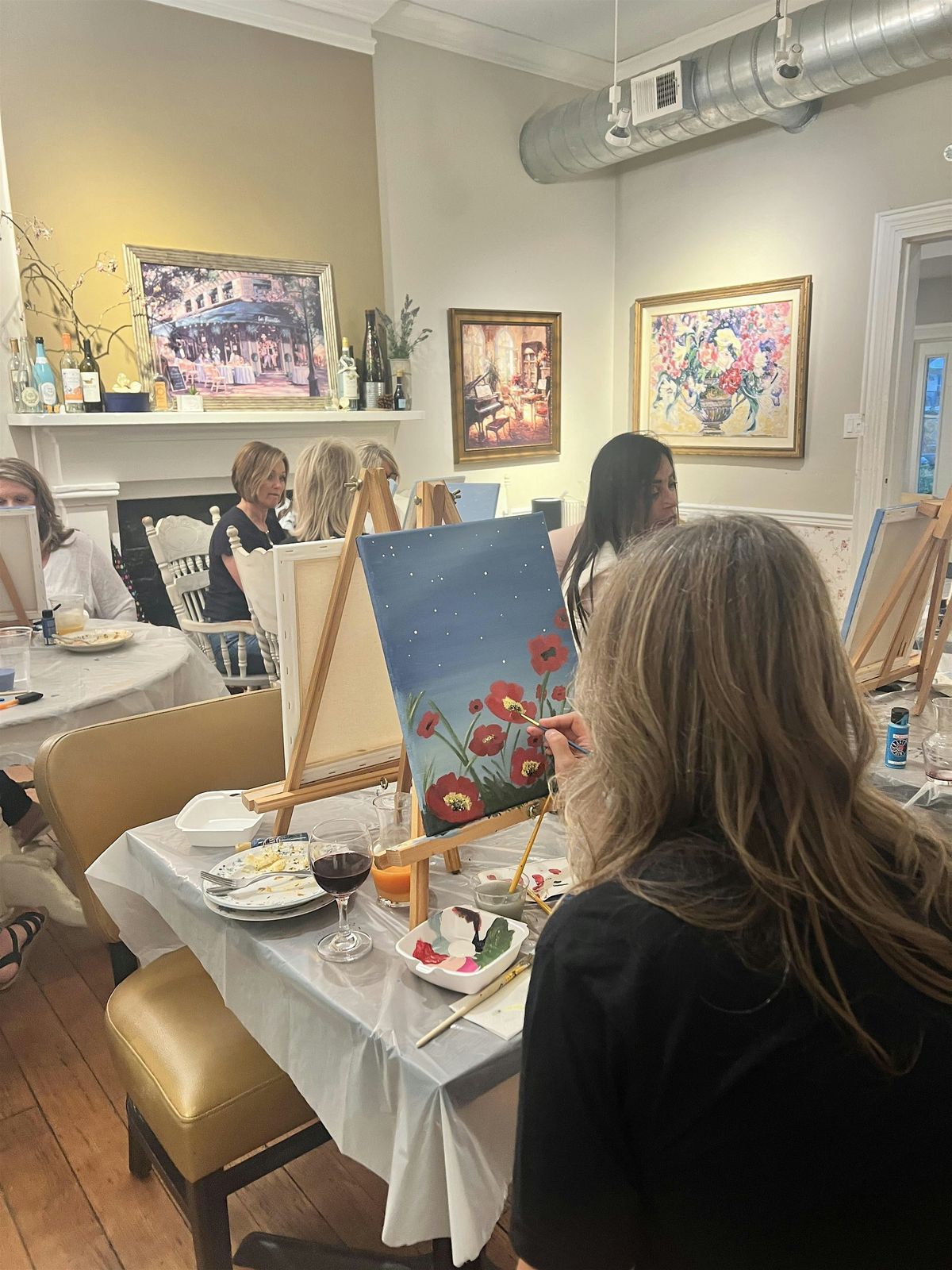 Alberto's Painting Class - Food, Drink, & Supplies Included!