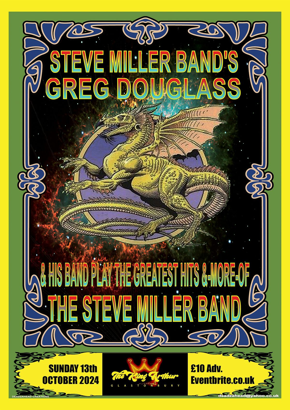 Steve Miller Band's Greg Douglass @ The King Arthur, Glastonbury