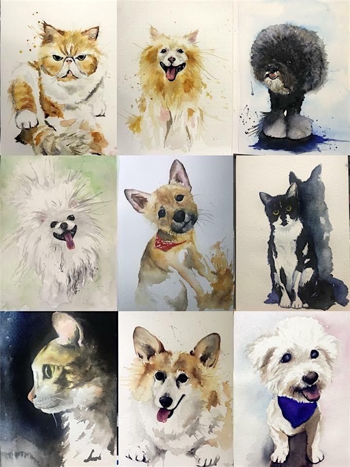 "Paint Pet" in Watercolour