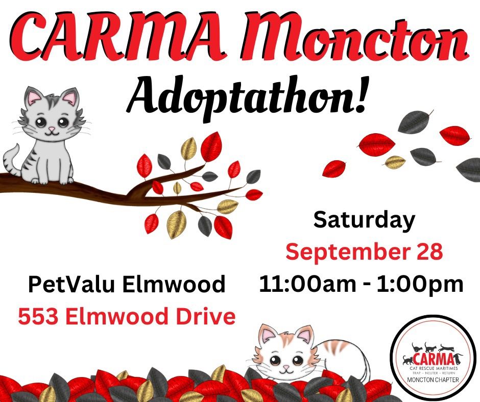 Fall CARMA Moncton Adopt-A-Thon