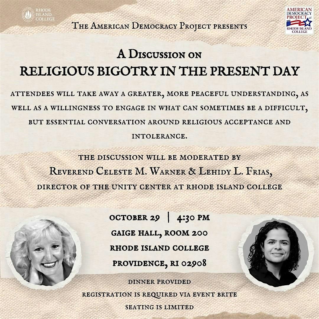 A Discussion on Religious Bigotry in the Present Day