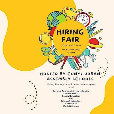 CUNY & Urban Assembly Schools Staff Recruitment