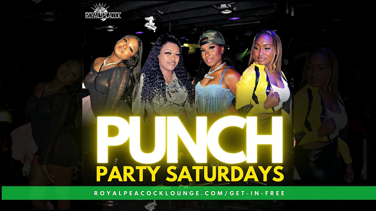 Punch Party Saturdays | Royal Peacock Lounge | Rum Punch Specials