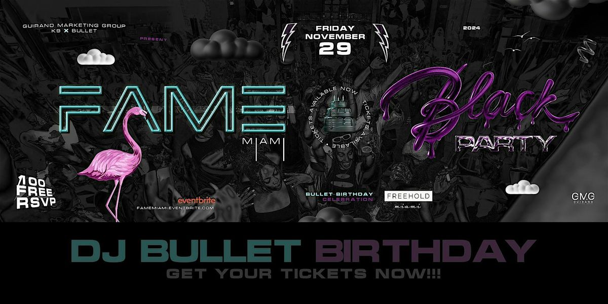 FAME | By k9 & Bullet | DJ BULLET BDAY