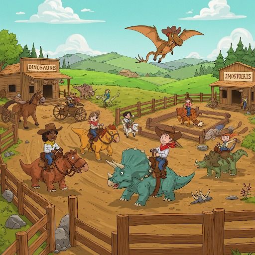 Dino Ranch Roar and Restore at Back to Play!