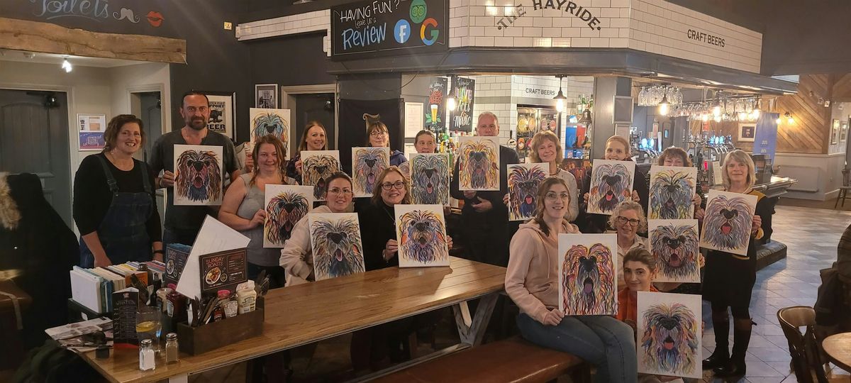 'Bold Stag' painting workshop @The Hayride, Beverley