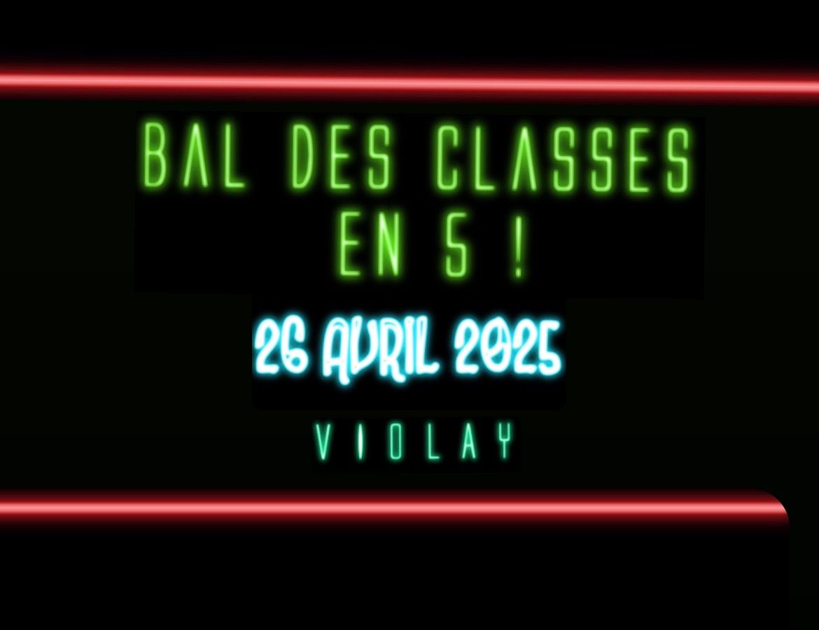 Bal des Classes en 5 ! VIOLAY