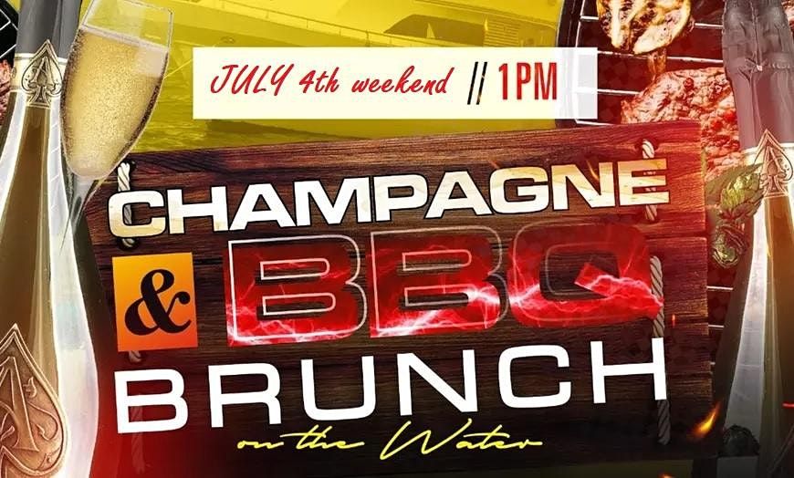 Champagne & BBQ Brunch on the water party cruise