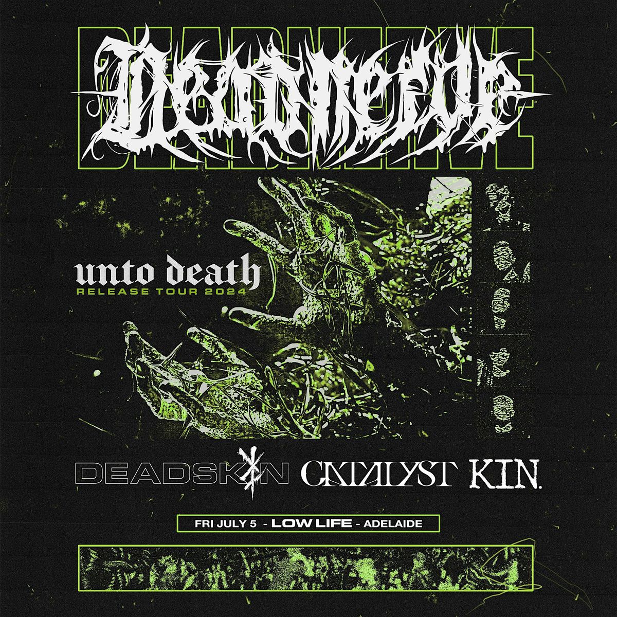 DEADNERVE presents UNTO DEATH TOUR @ Lowlife Adelaide