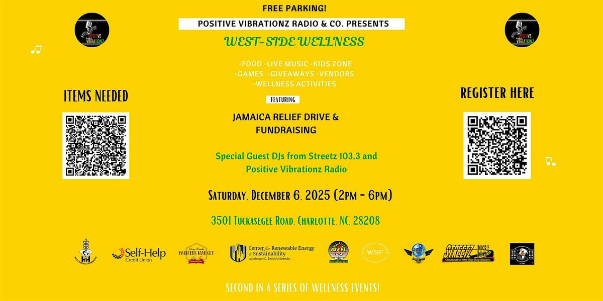 West-side Wellness : Jamaica Relief Drive