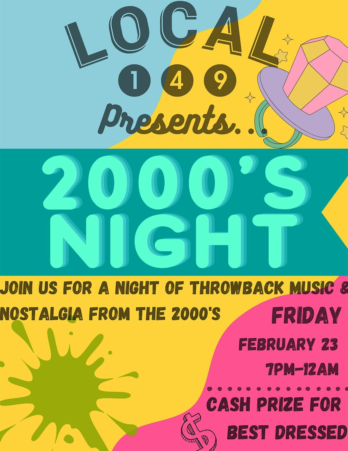 Early 2000s Night @ Local 149 FREE ENTRY, Local 149, P Street, Boston ...
