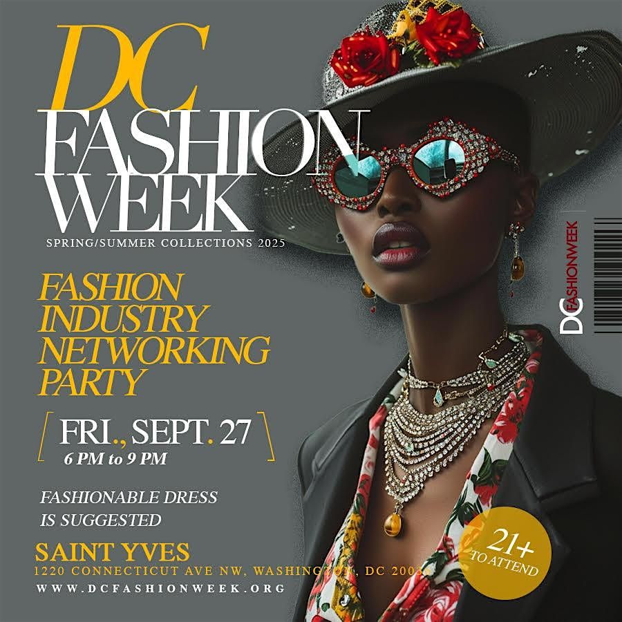 DC Fashion Week Fashion Industry Networking Party SEP 2024