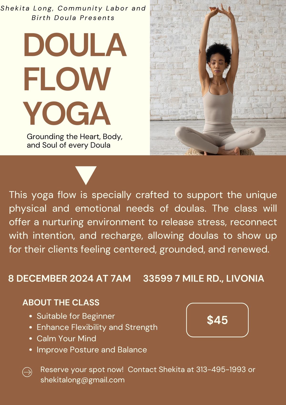 Doula Flow Yoga at Breathe Yoga + Salt