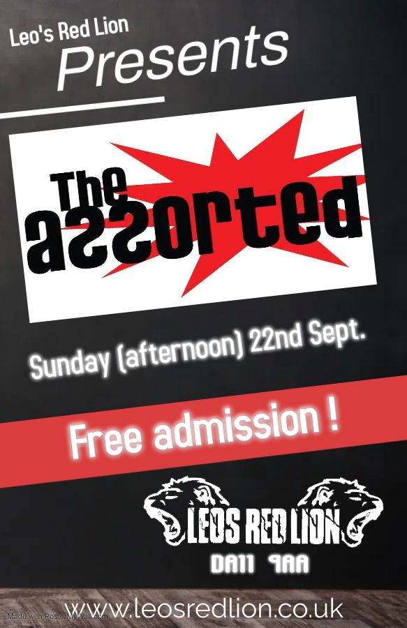 The Assorted Live at Leo's - Free entry!!!