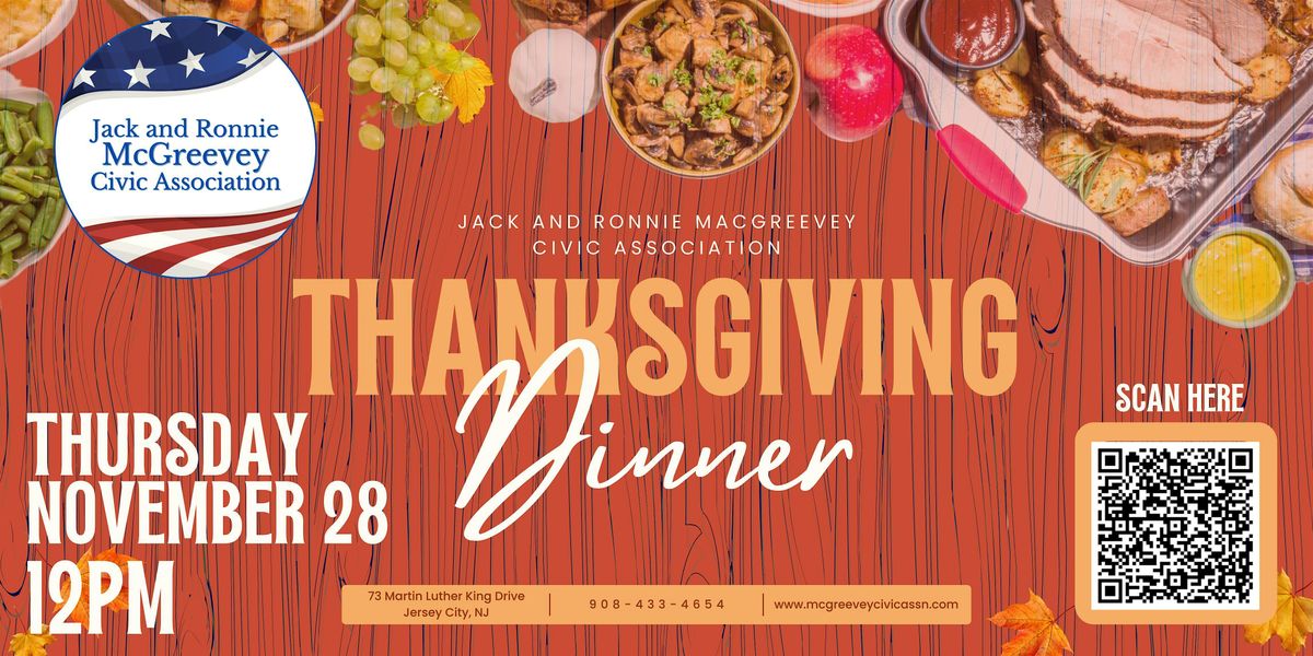 Jack & Ronnie McGreevey\u2019s Free Community Thanksgiving Dinner