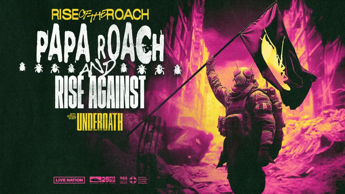 Papa Roach and Rise Against with Underoath