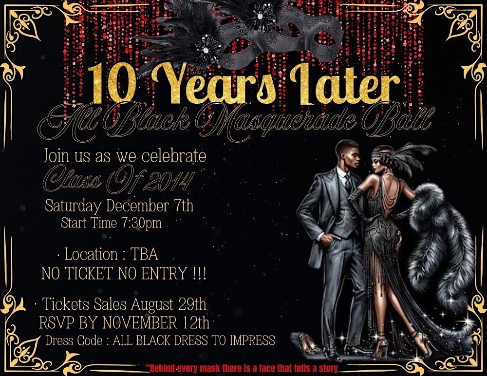 Class of 2014 Black Out Masquerade Gala