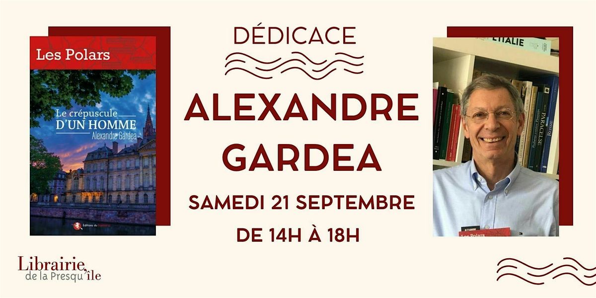 D\u00e9dicace avec Alexandre Gardea