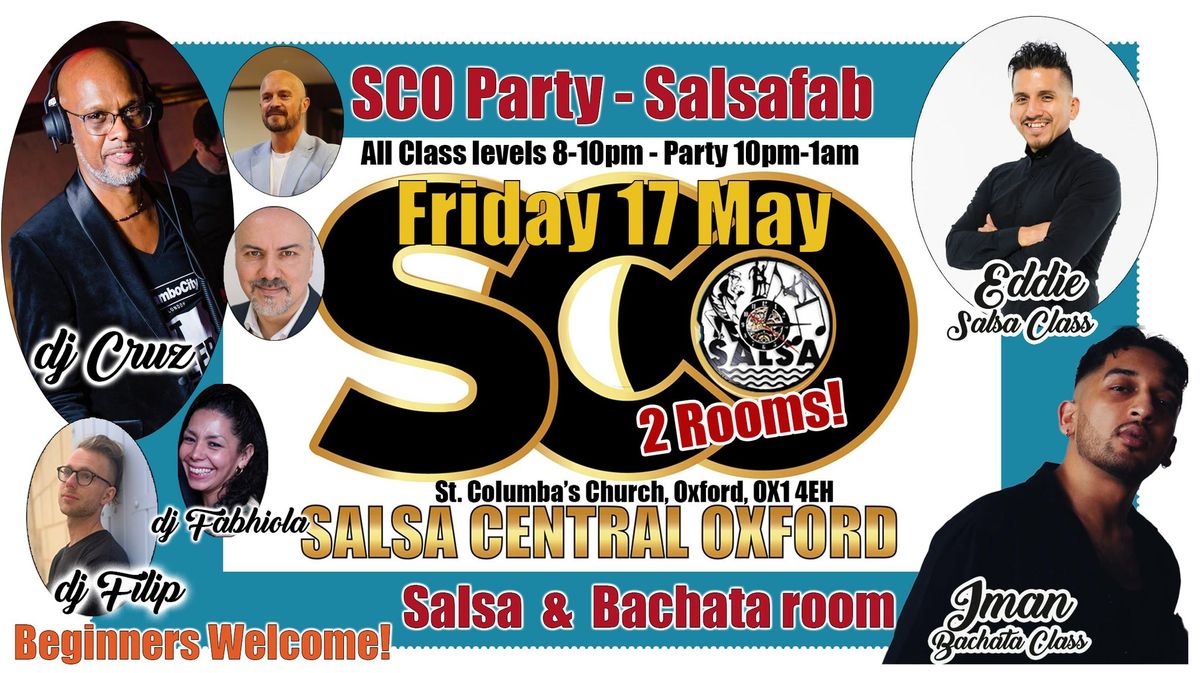 SCO Salsa & Bachata Party - 2 Rooms!