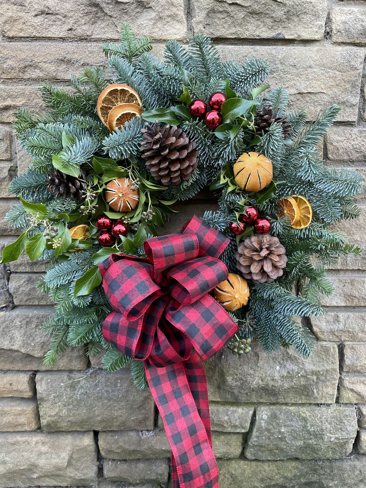 Christmas wreath making class