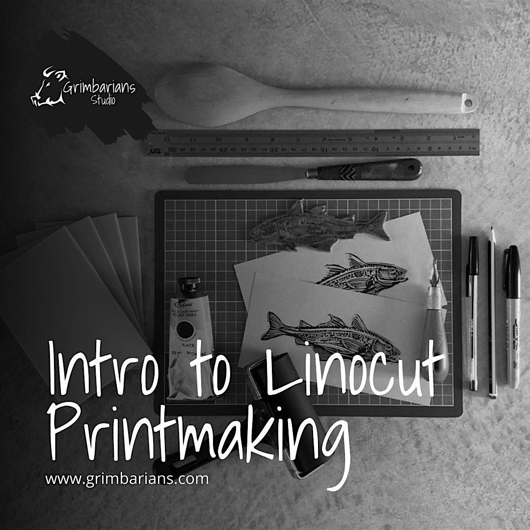 Grimbarians Studio: Linocut Print Workshop