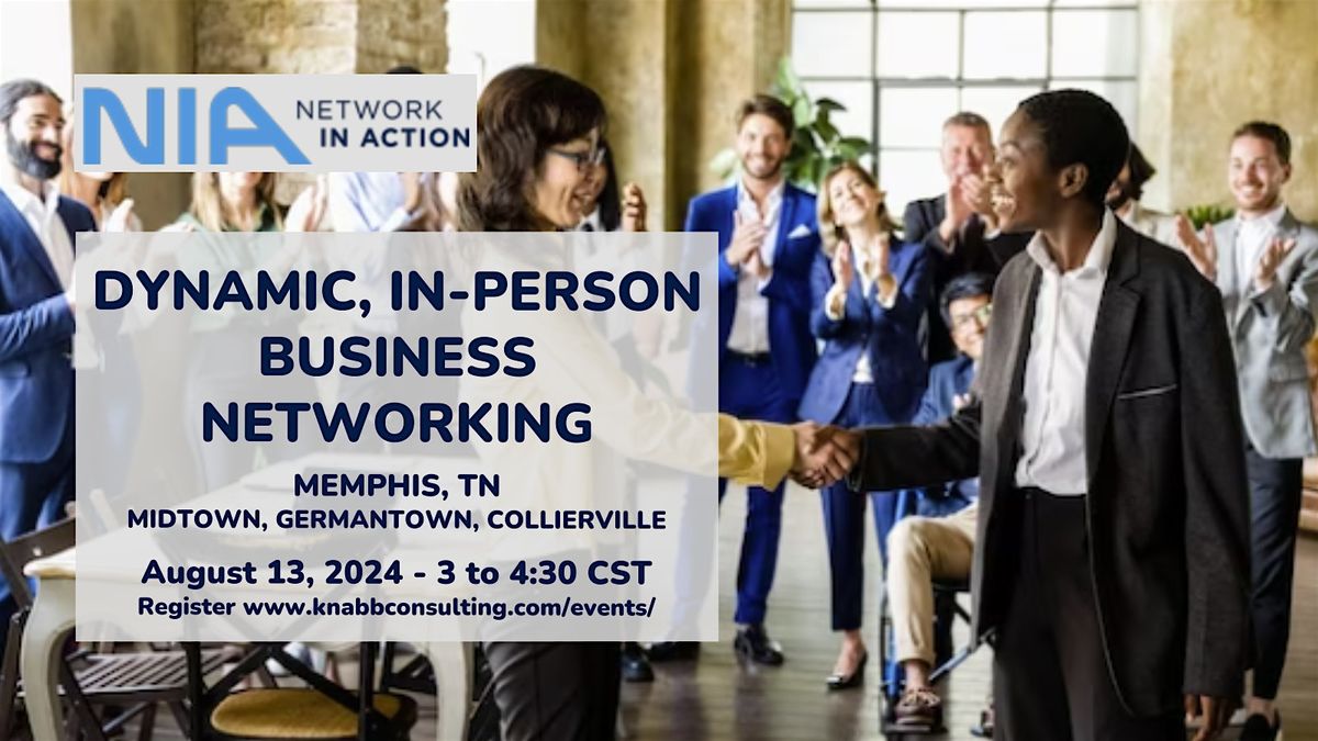 Dynamic Business Collaboration in Memphis TN - Germantown Midtown - Aug 13