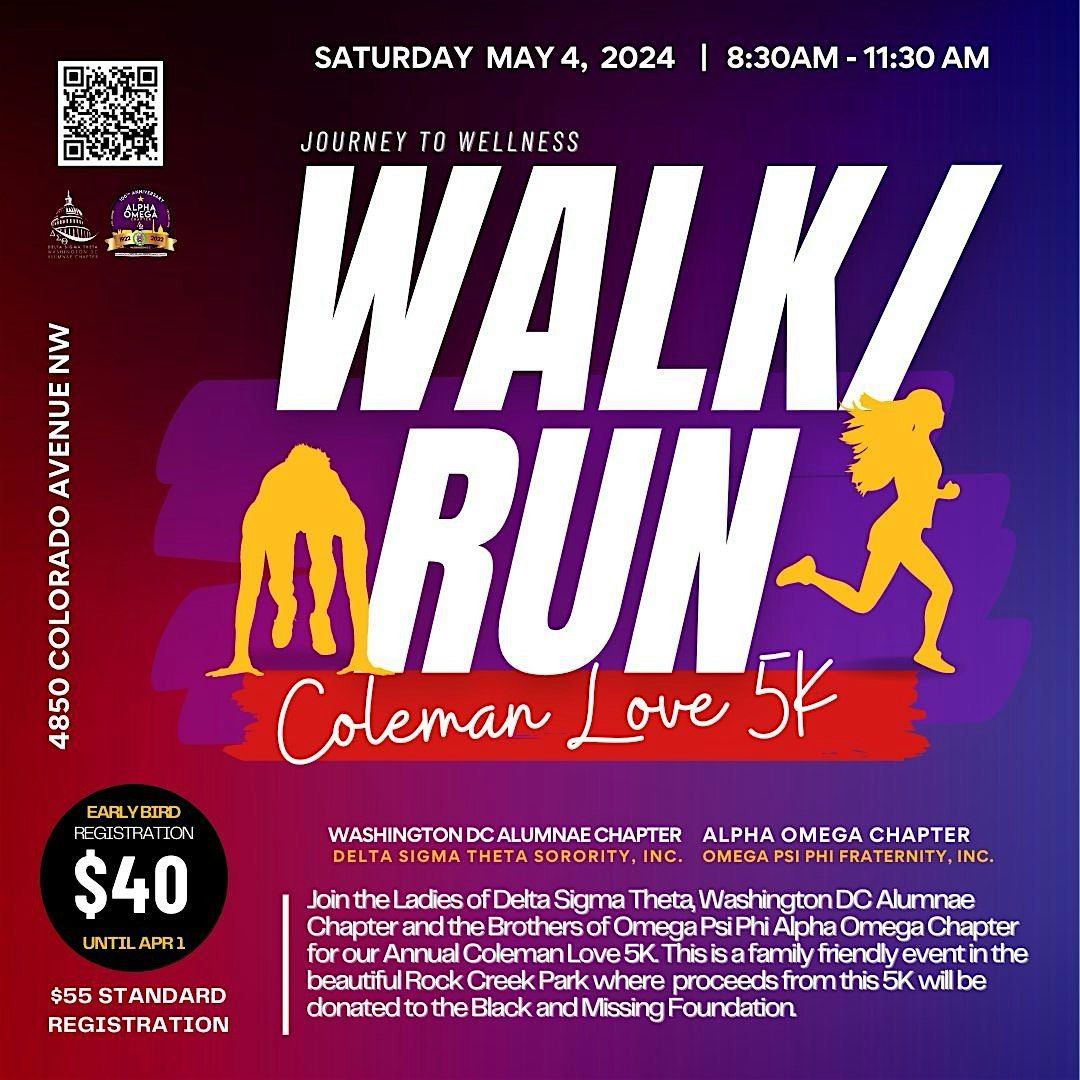 3rd Annual Coleman Love 5K Walk\/Run