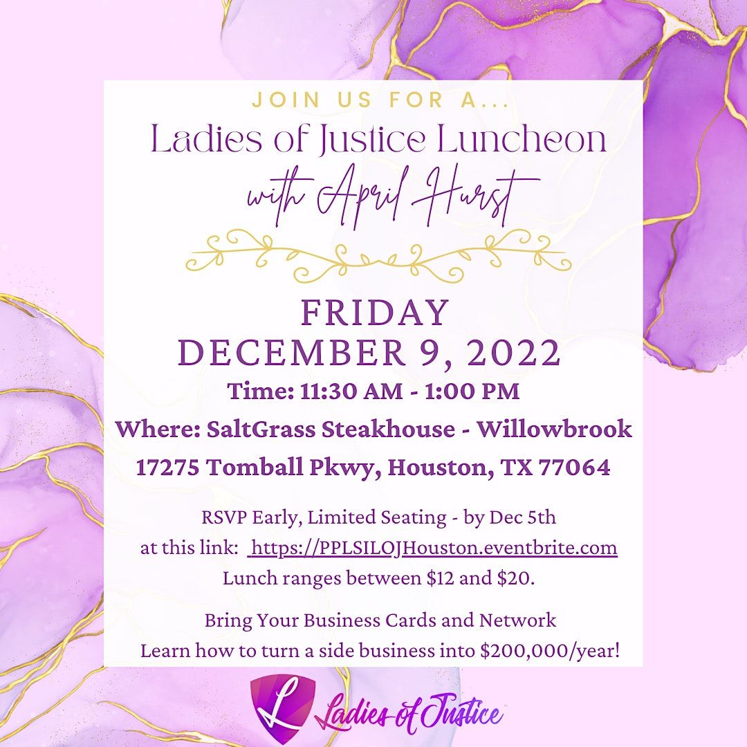 PPLSI Ladies of Justice Luncheon