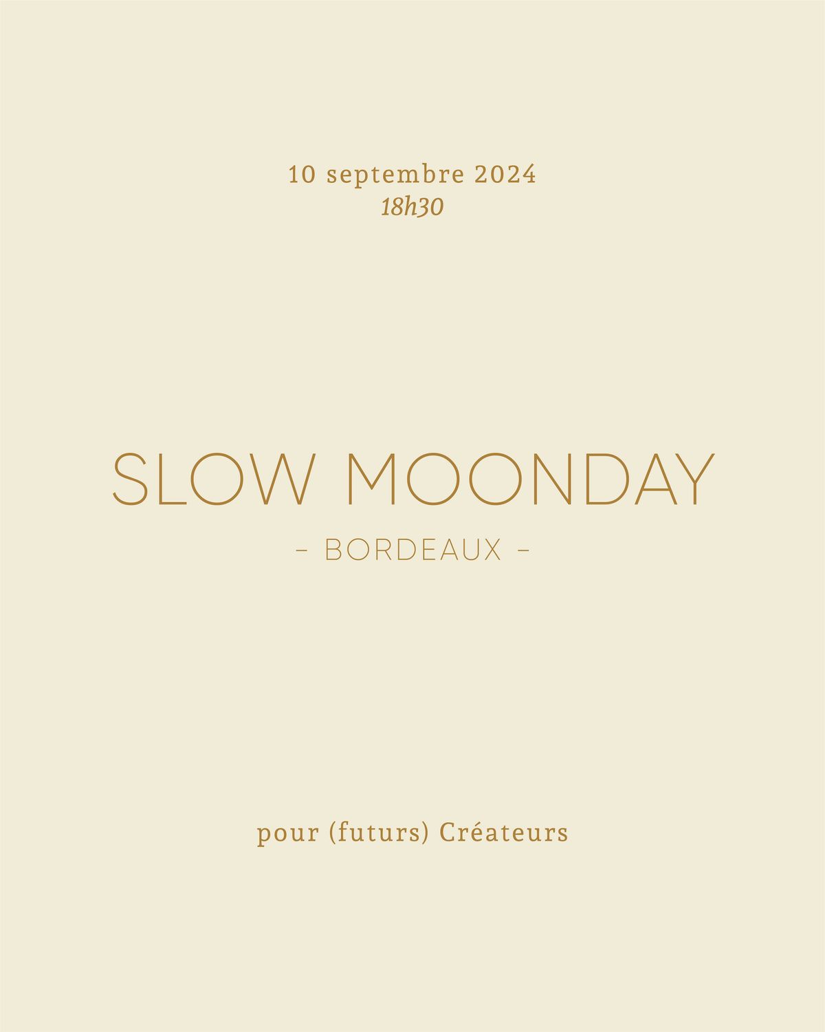 Slow (Moon)day d'Octobre