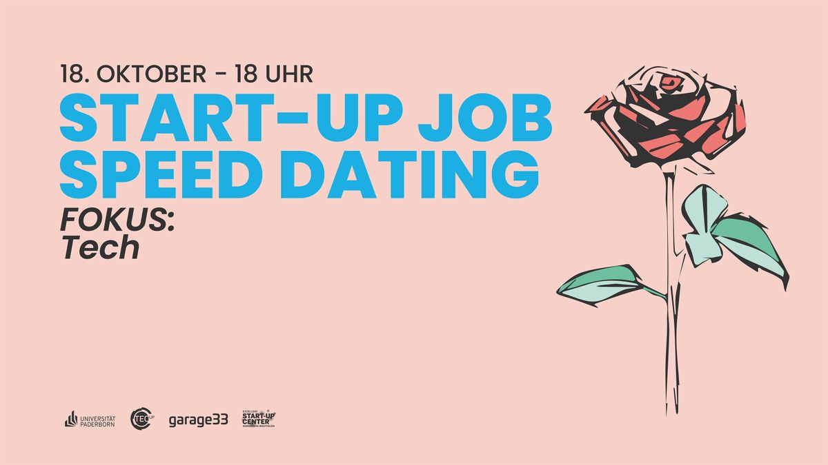 Start-up Job Speed Dating \u2013 Fokus: Tech, UI&UX