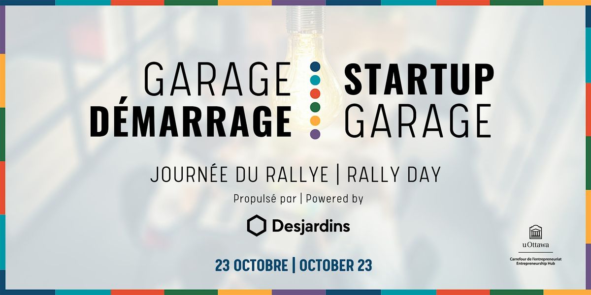 Rallye du Garage d\u00e9marrage | Startup Garage Rally