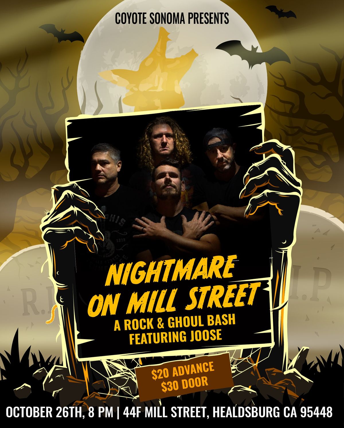 Nightmare on Mill Street with JOOSE | Halloweekend at Coyote Sonoma