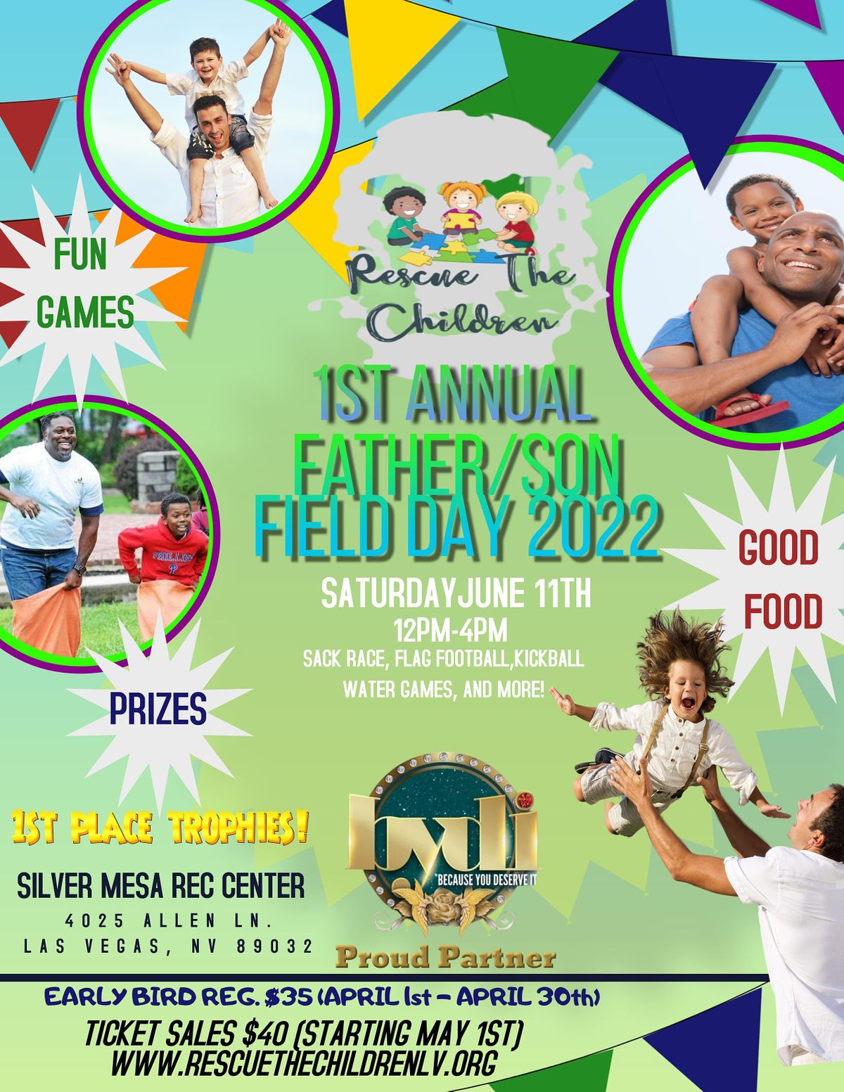 Father/Son Field day, Silver Mesa Recreation Center, North Las Vegas