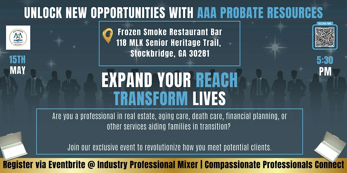 Industry Professional Mixer | Compassionate Professionals Connect