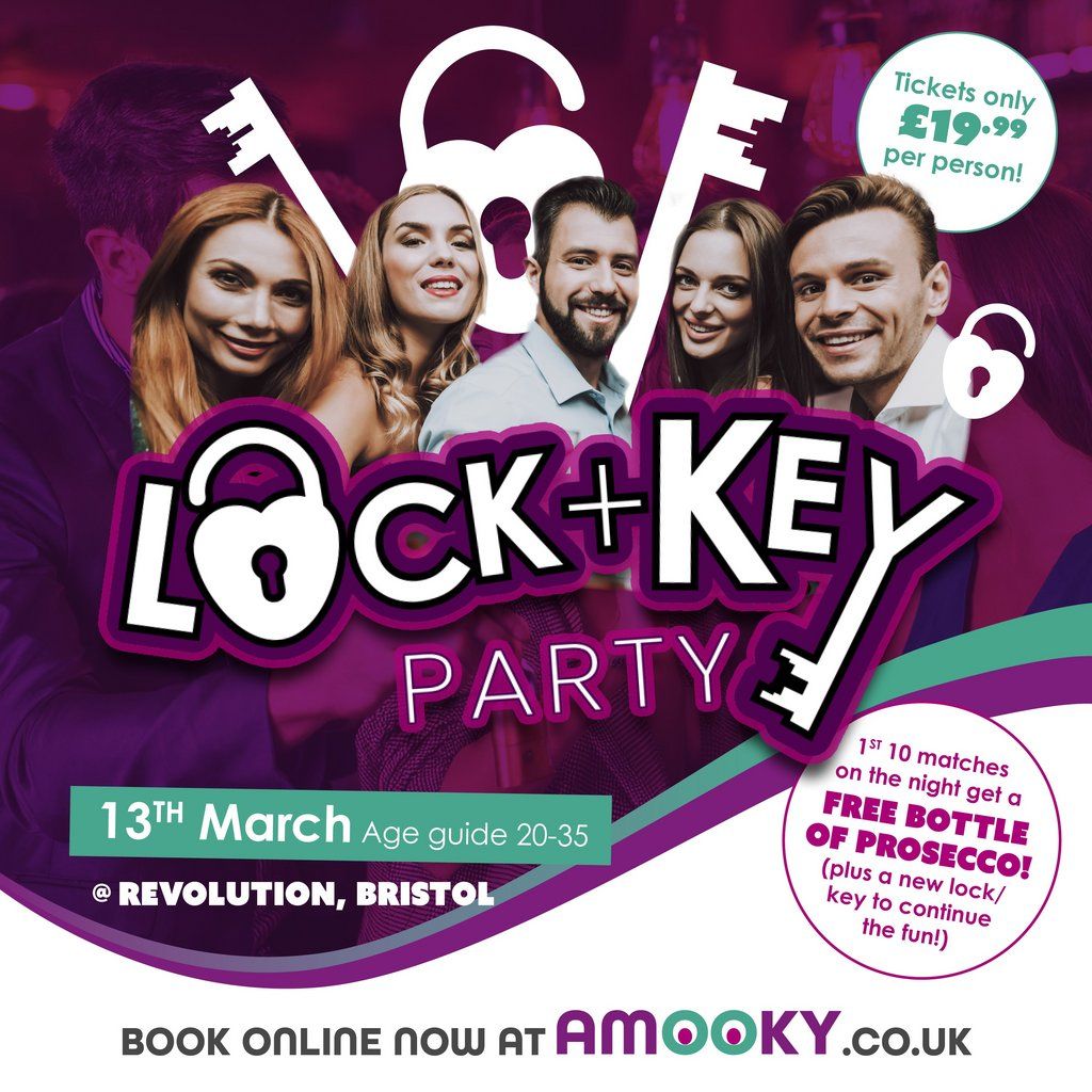 Lock & Key Singles Party (Ages 20-35) at Bristol Revolution