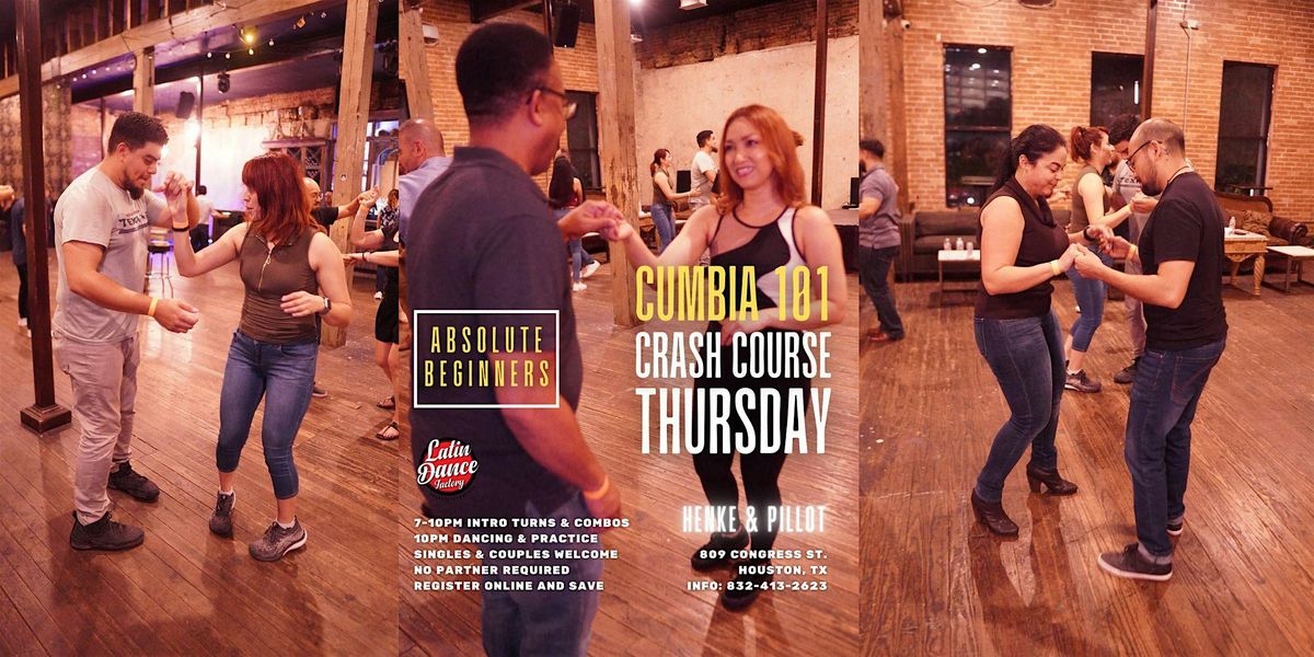 Cumbia 101 Crash Course for Beginners @ Henke. Thursday 11\/07