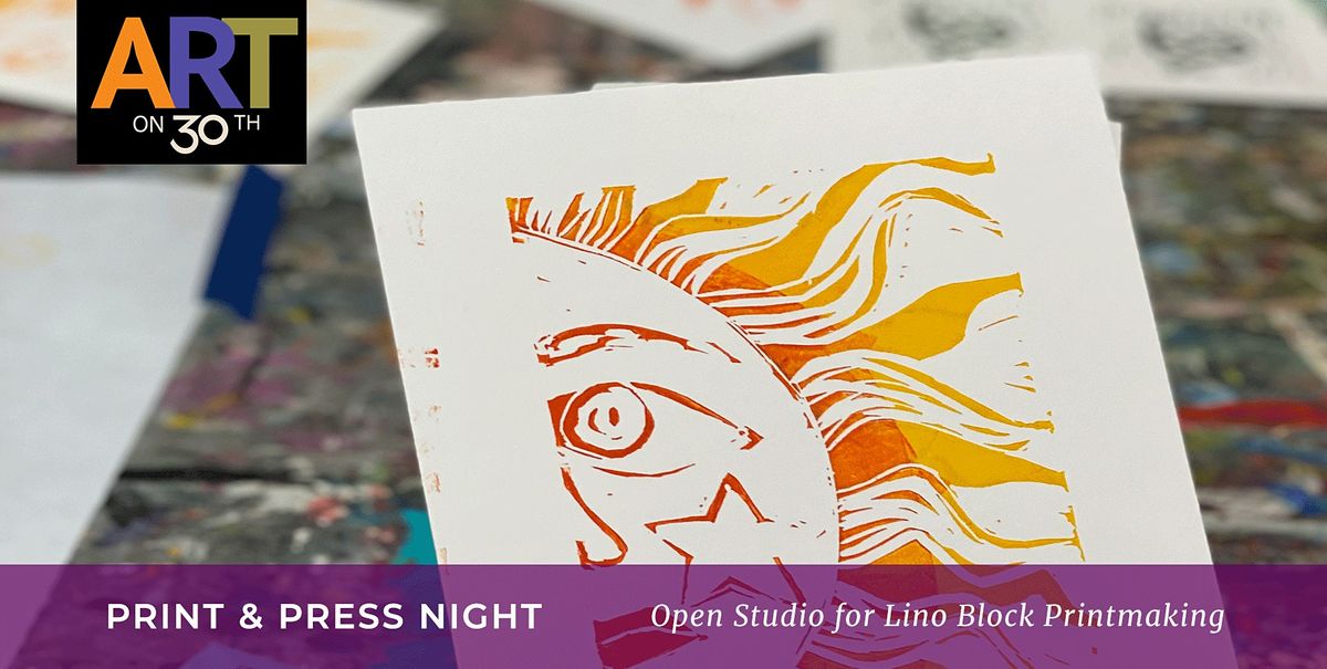 Print & Press Night: Open Studio for Lino Block Printmaking