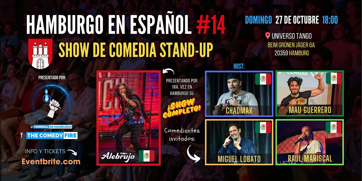 Hamburgo en Espa\u00f1ol #14 - El showcase de comedia stand-up en tu idioma