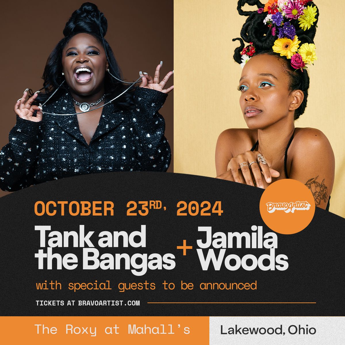 Tank and the Bangas and Jamila Woods at The Roxy