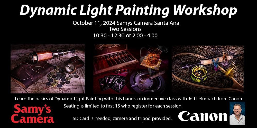 Still Life Lightpainting Hands-on Workshop with Jeff Leimbach \u2013 Pasadena