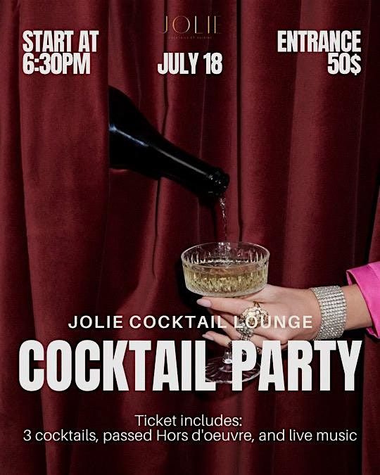 Jolie Cocktail Lounge | Cocktail Party