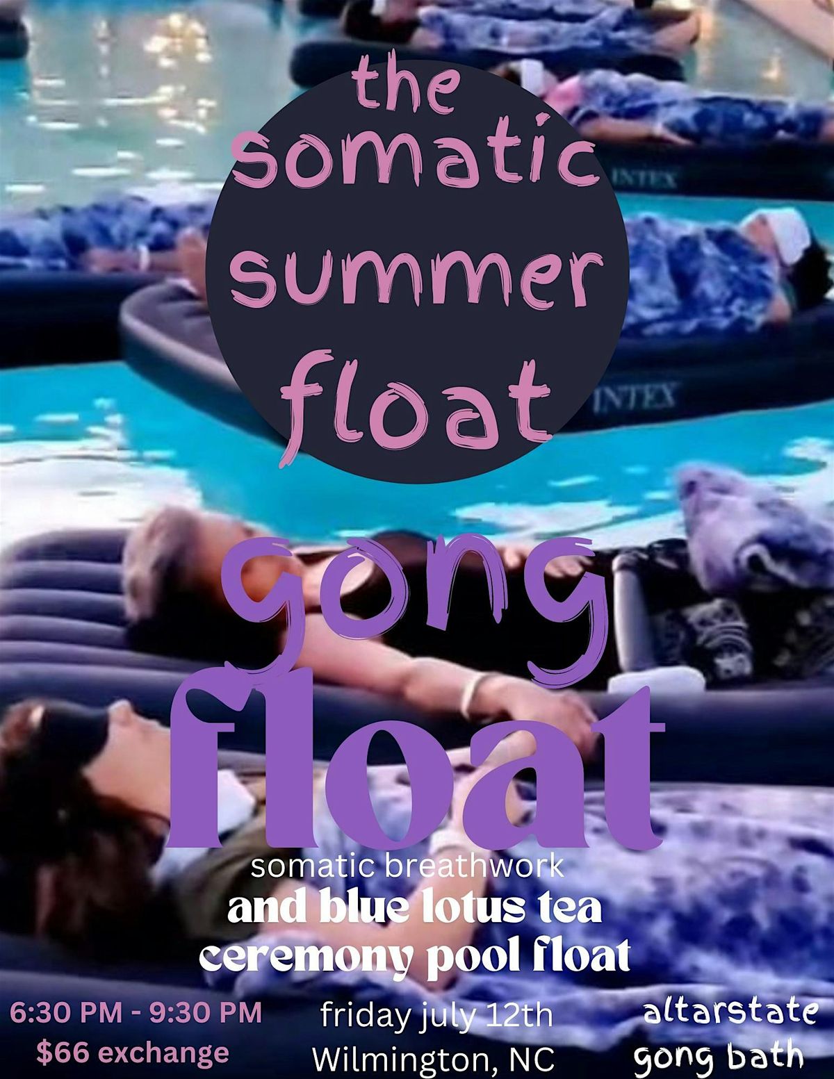 Somatic Summer Float and Gong bath