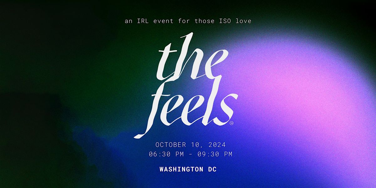 The Feels DC ed 12: a mindful singles dating event in Washington DC