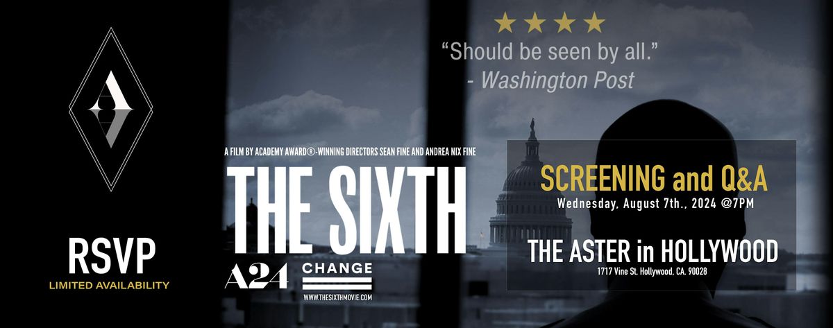 Free Screening: Jan. 6th U.S. Capitol Riot A24 Film, 'The Sixth', w\/Q&A