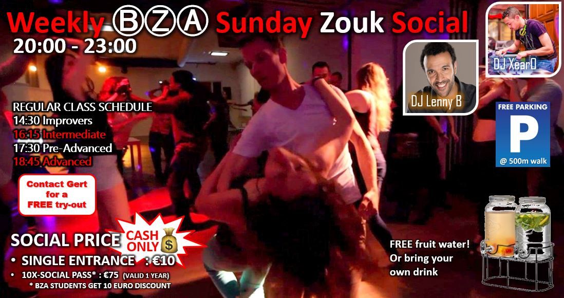 BZA Sunday Zouk Social - MAY 12 - Mother's Day Special!