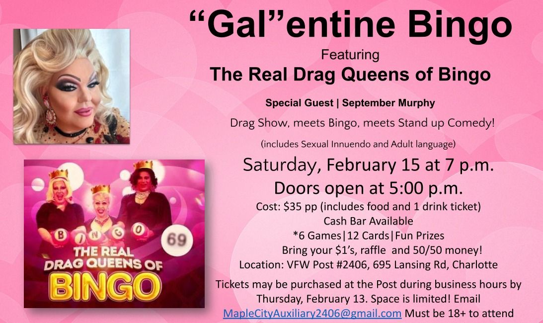 \u2018GAL\u2019entine Drag Queen Bingo